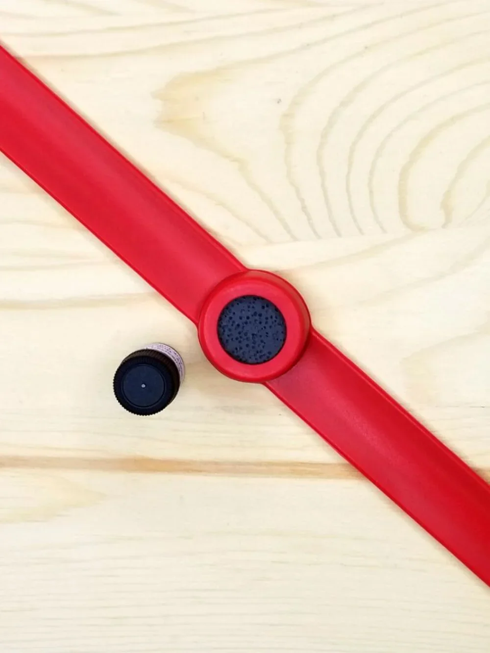 RESERVED Red Silicone Lava Stone Slap Bracelets for Kids & Sports Enthusiast NEW